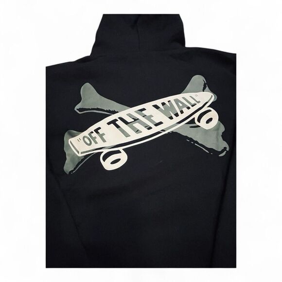NWT WTAPS x VANS Off The Wall Vault Collaboration Pullover Hoodie Black Medium‎ - Picture 4 of 6